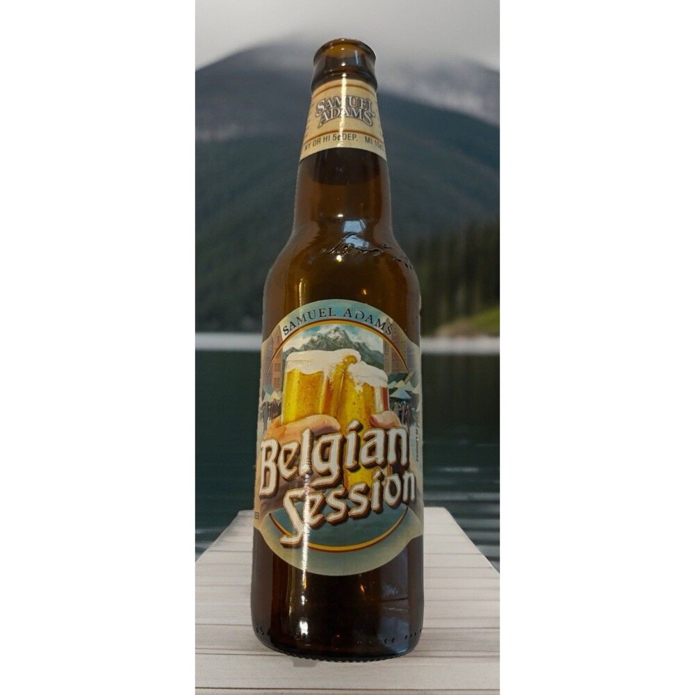 Samuel Adams Belgian Session Beer Bottle From Boston MA 2000s Limited Release